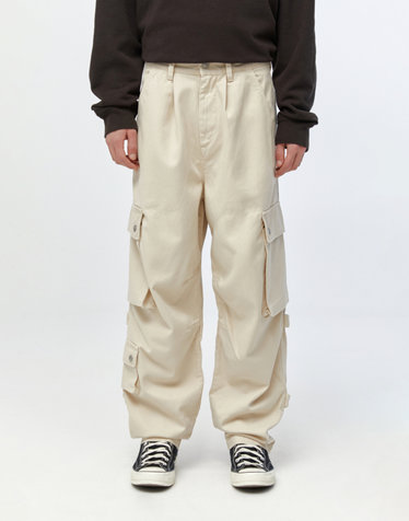 [ISABEL MARANT MEN] 크림 포켓배색 면혼방 데님팬츠