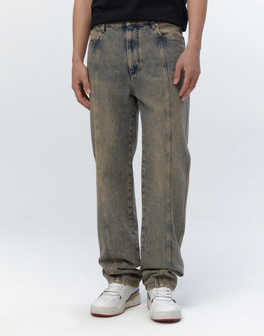 [ISABEL MARANT MEN] 블루 워싱 면 데님팬츠