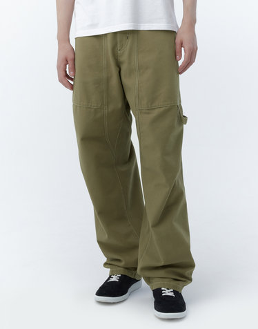 [ISABEL MARANT MEN] 카키 스티치장식 면 팬츠