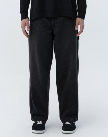 [ISABEL MARANT MEN] 블랙 워싱 면 데님팬츠