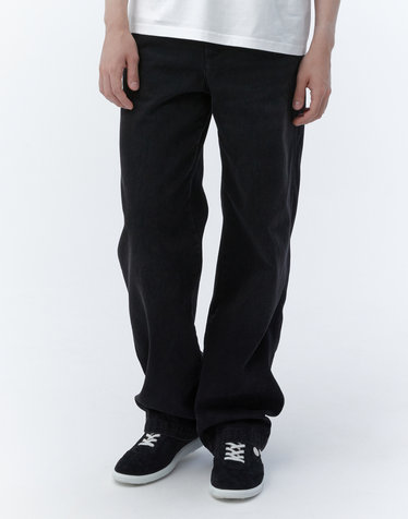 [ISABEL MARANT MEN] 블랙 워싱 면 데님팬츠