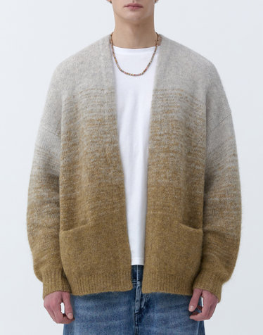 [ISABEL MARANT MEN] 베이지 그라데이션 알파카혼방 가디건