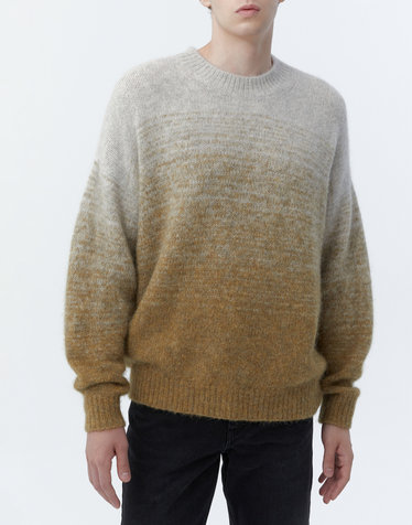 [ISABEL MARANT MEN] 베이지 그라데이션 알파카혼방 니트