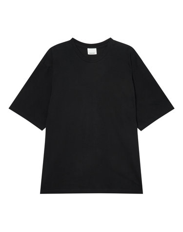 [ISABEL MARANT MEN] 블랙 단색 면 반팔티셔츠