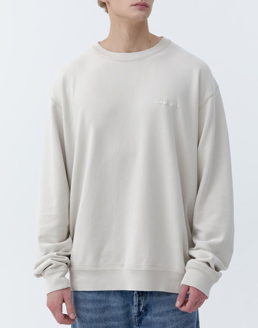 [ISABEL MARANT MEN] 크림 로고자수 면 긴팔티셔츠
