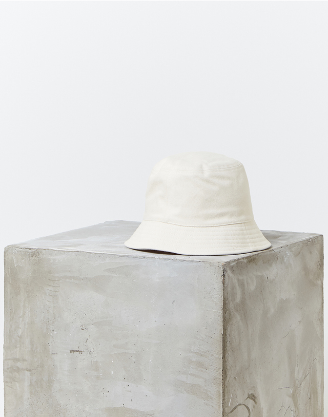 이자벨마랑남성 [ISABEL MARANT MEN] 그레이 로고자수 면 버킷햇 밝은 그레이 착용컷