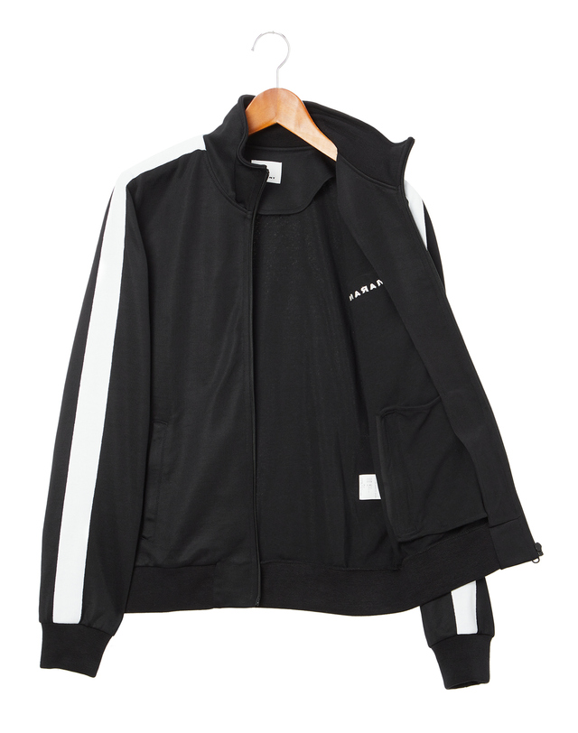 이자벨마랑남성 [ISABEL MARANT MEN] 블랙 라인배색 면혼방 긴팔캐주얼자켓 착용컷