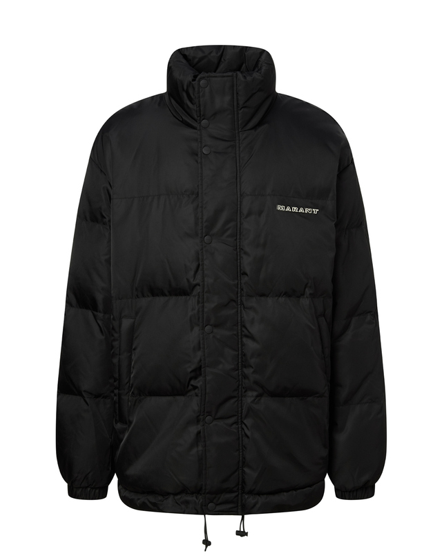 이자벨마랑남성 [ISABEL MARANT MEN] 블랙 단색 패딩점퍼 착용컷