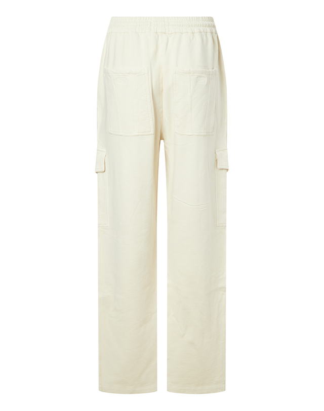 이자벨마랑남성 [ISABEL MARANT MEN] 크림 포켓배색 면 밴딩팬츠 착용컷