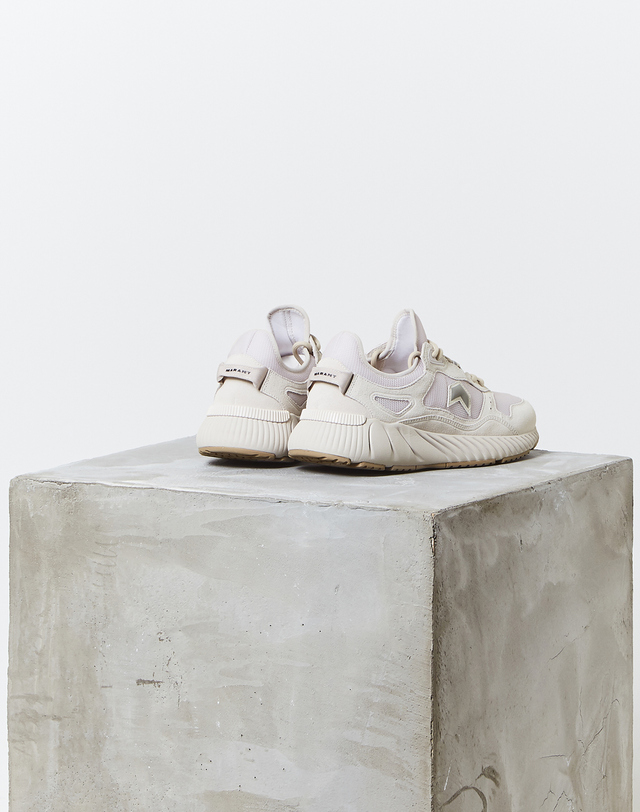이자벨마랑남성 [ISABEL MARANT MEN] 크림 소재배색 운동화 착용컷