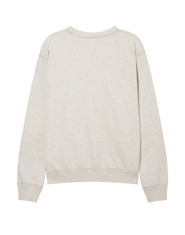 이자벨마랑남성 [ISABEL MARANT MEN] 카키 로고배색 면혼방 긴팔티셔츠 착용컷