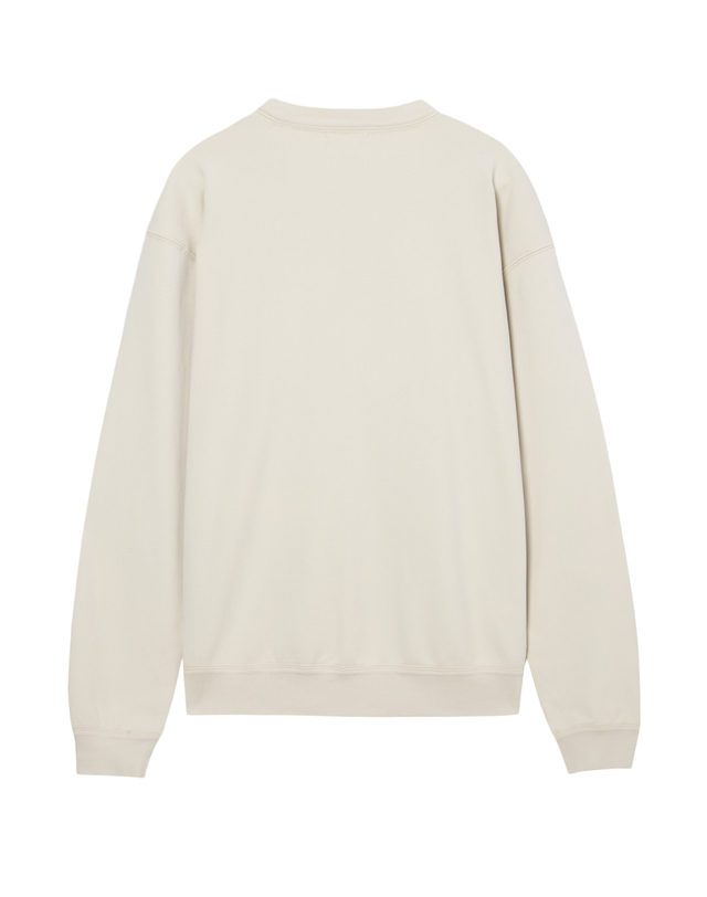 이자벨마랑남성 [ISABEL MARANT MEN] 크림 로고자수 면 긴팔티셔츠 착용컷