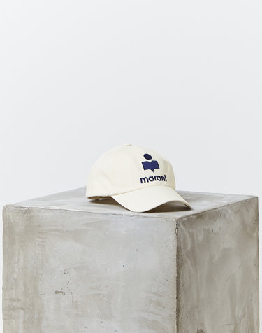 [ISABEL MARANT MEN] 블루 로고자수 면 캡모자