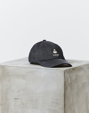 [ISABEL MARANT MEN] 블랙 로고자수 캡모자