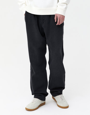 [ISABEL MARANT MEN] 블랙 워싱 면혼방 밴딩데님팬츠