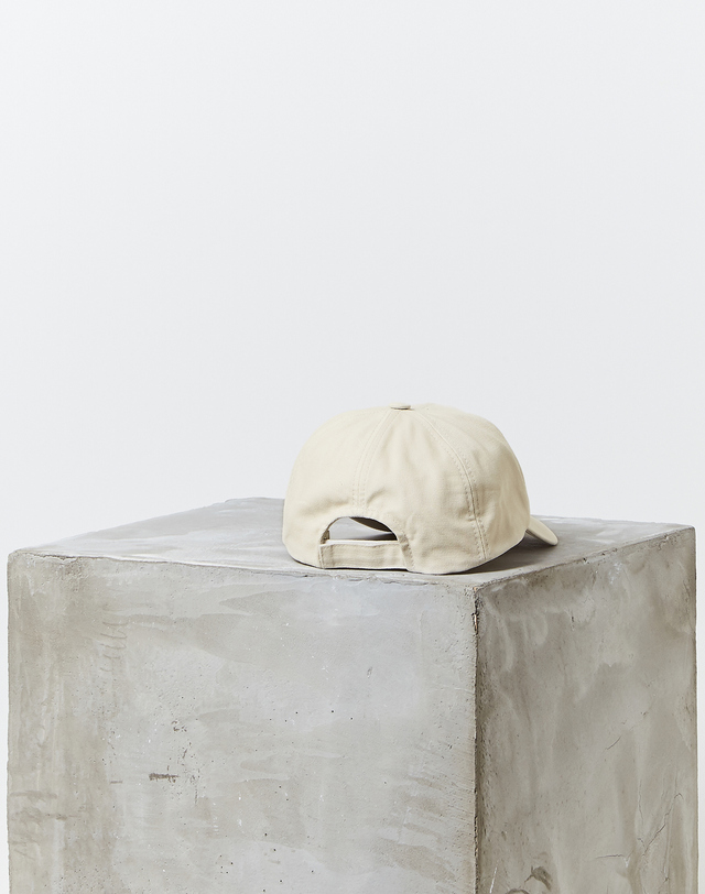 이자벨마랑남성 [ISABEL MARANT MEN] 크림 로고자수 면 캡모자 착용컷