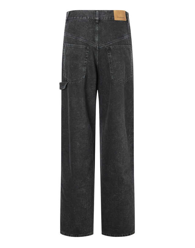 이자벨마랑남성 [ISABEL MARANT MEN] 블랙 워싱 면 데님팬츠 착용컷