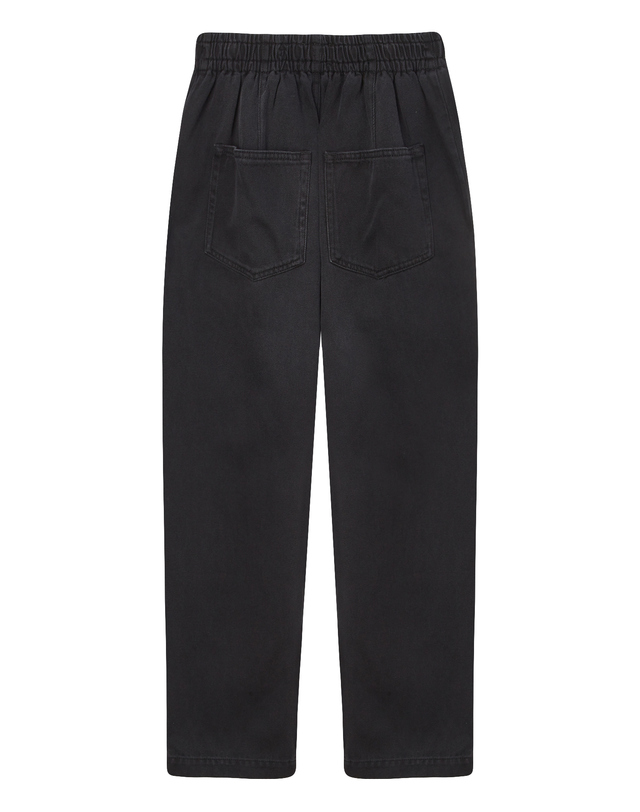 이자벨마랑남성 [ISABEL MARANT MEN] 블랙 워싱 면혼방 밴딩데님팬츠 착용컷