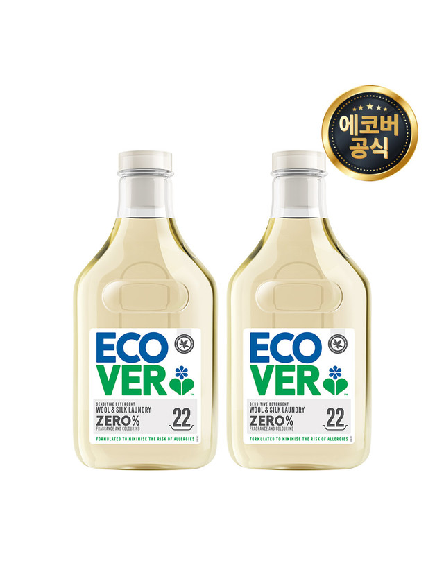 에코버 에코버 울세탁세제 제로 1000ml 2개세트 착용컷