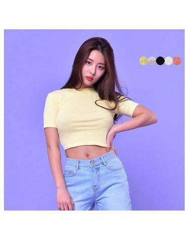 츄잉 크롭 탑