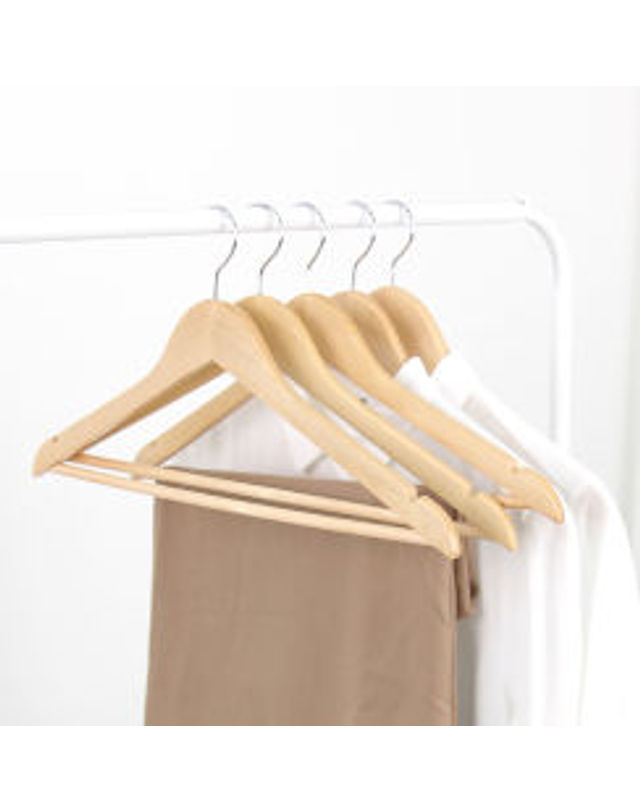 올리빙 옷걸이 논슬립 더블코팅 바지집게 치마걸이 착용컷