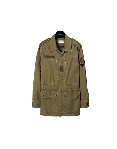 (한정특가) 라프리마 생로랑 LOGO PATCH 밀리터리 재킷 560709-Y153W-2840