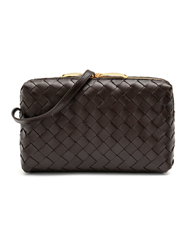 보테가 베네타 [BOTTEGA VENETA] 보테가베네타 인트레치아토 크로스백 597329-VCPP1-2127 착용컷