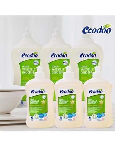 에코두 주방세제 기획세트(버베나 페퍼민트) 500ml x3 + 1L x3