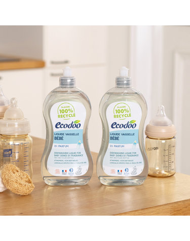 [에코두] 프랑스 맨손 젖병세정제 무향 500ml x2개