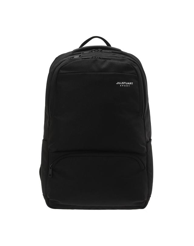 질스튜어트 뉴욕 질스튜어트 스포츠 [Tiki Backpack] 블랙 남녀공용 나이론 신학기 스퀘어 2포켓 백팩 착용컷