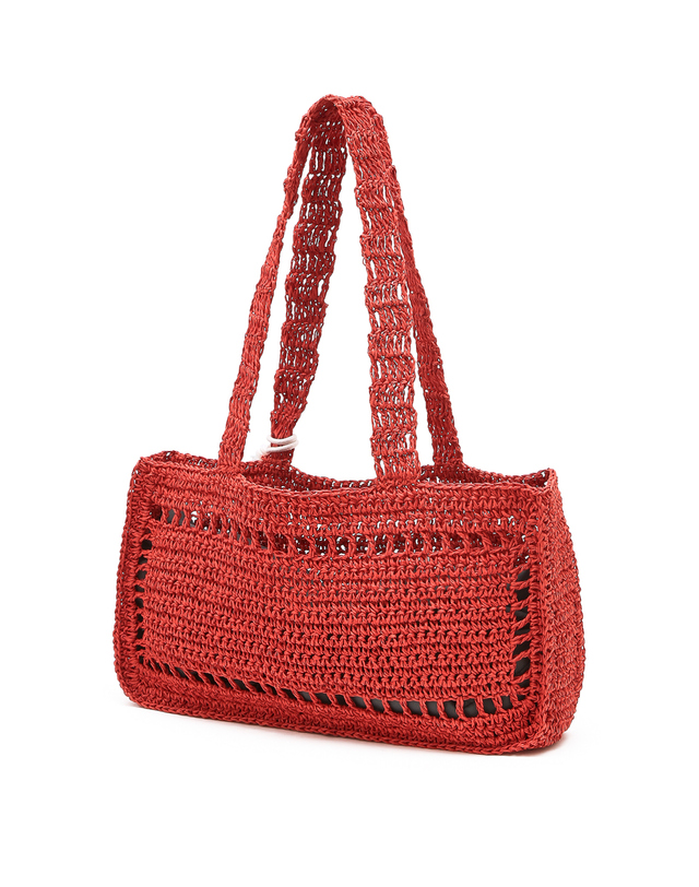 질 바이 질스튜어트 [SUMMER BAG][아이르] 라피아 숄더백_레드 상세