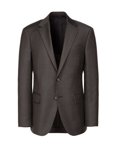 [E.ZEGNA 원단] 다크브라운 시그니처 솔리드 수트 자켓