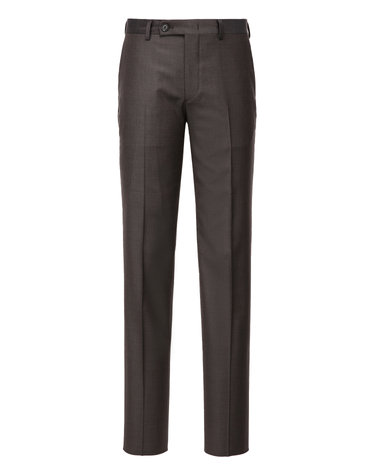 [E.ZEGNA 원단] 다크브라운 시그니처 솔리드 수트 팬츠