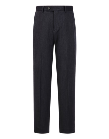 [THE TWILL] [TOLLEGNO] [SEMIWIDE-FIT] 울 셋업 팬츠 - 네이비