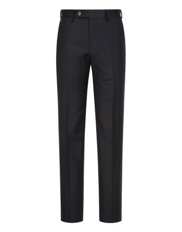 [E.ZEGNA 원단] [ORDINARY-FIT] 시그니처 솔리드 수트 팬츠 - 블랙
