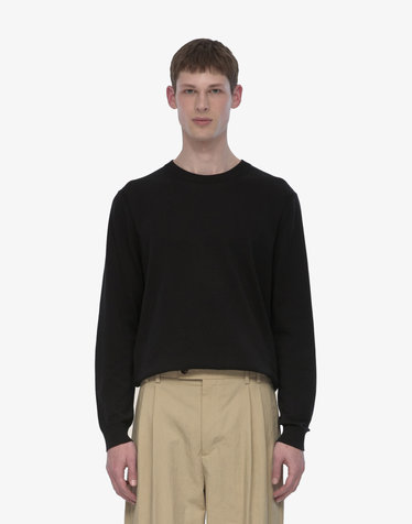 [ITALY YARN] 실크코튼 크루넥 니트