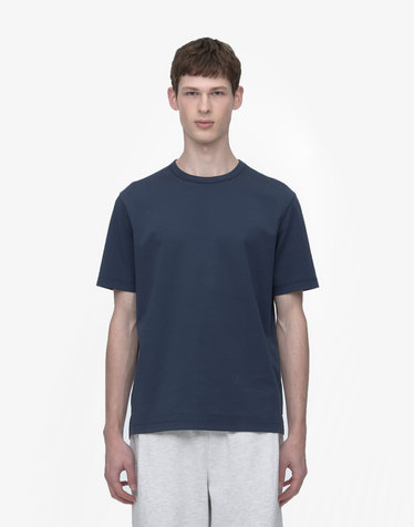 [GENTLE JERSEY] 네이비 반팔 레귤러핏 티셔츠