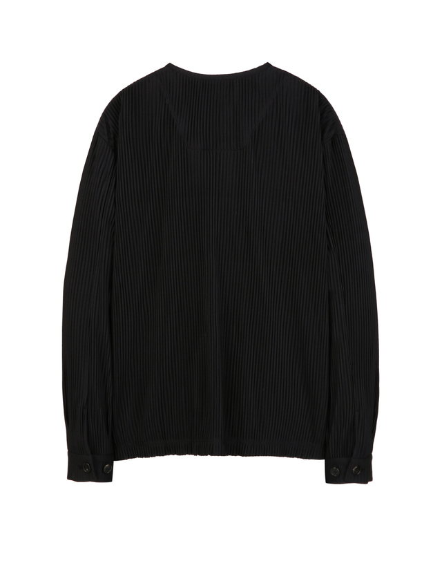 질스튜어트 뉴욕 남성 [Soft Pleats] 플리츠 셋업 가디건 - 블랙 상세