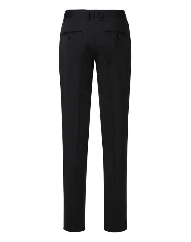 질스튜어트 뉴욕 남성 [MARZOTTO] [ORDINARY-FIT] 울 블렌드 셋업 팬츠 - 블랙 착용컷