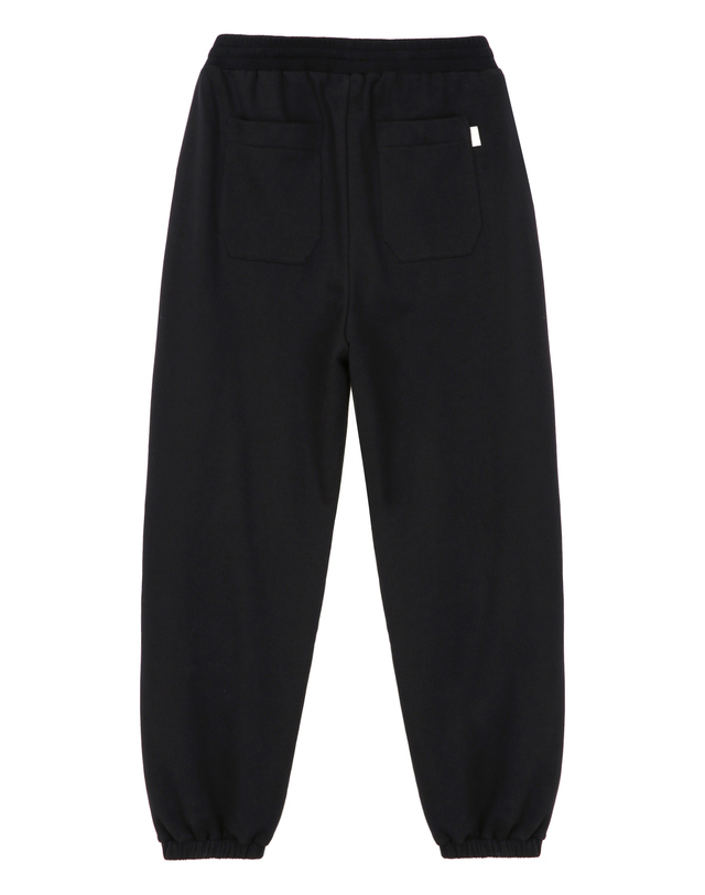 질스튜어트 뉴욕 남성 [NEWYORK SWEAT] UrbanShell 와이드핏 조거팬츠 - 블랙 착용컷