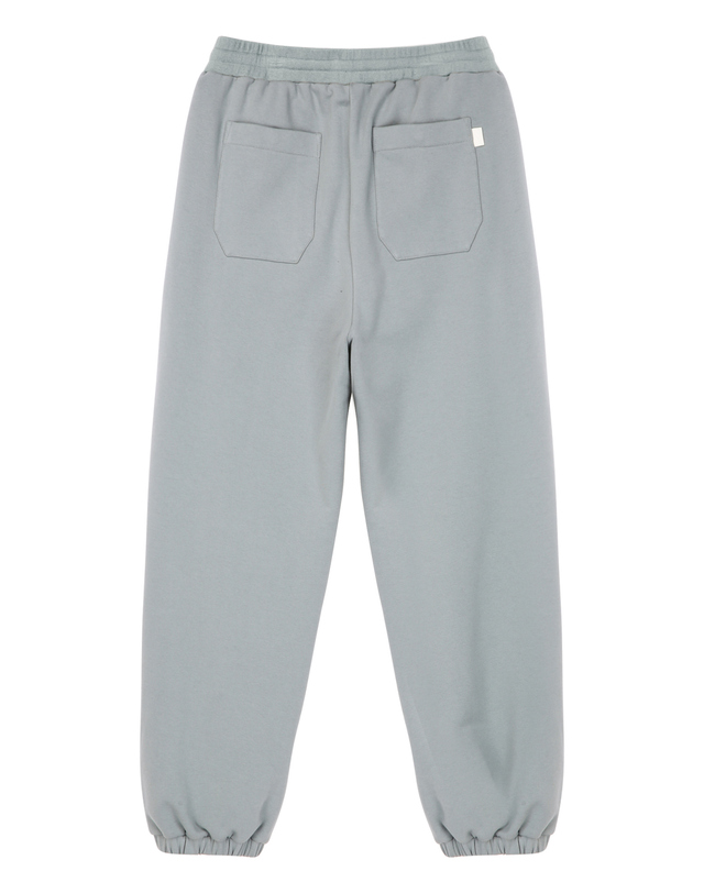 질스튜어트 뉴욕 남성 [NEWYORK SWEAT] UrbanShell 와이드핏 조거팬츠 - 라이트그린 밝은 초록 착용컷