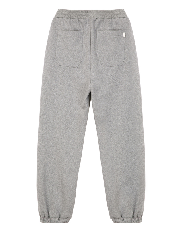 질스튜어트 뉴욕 남성 [NEWYORK SWEAT] UrbanShell 와이드핏 조거팬츠 - 그레이 착용컷