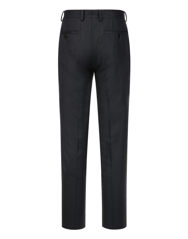질스튜어트 뉴욕 남성 [E.ZEGNA 원단] [ORDINARY-FIT] 시그니처 마이크로 패턴 수트 팬츠 - 다크그린 진한 초록 착용컷