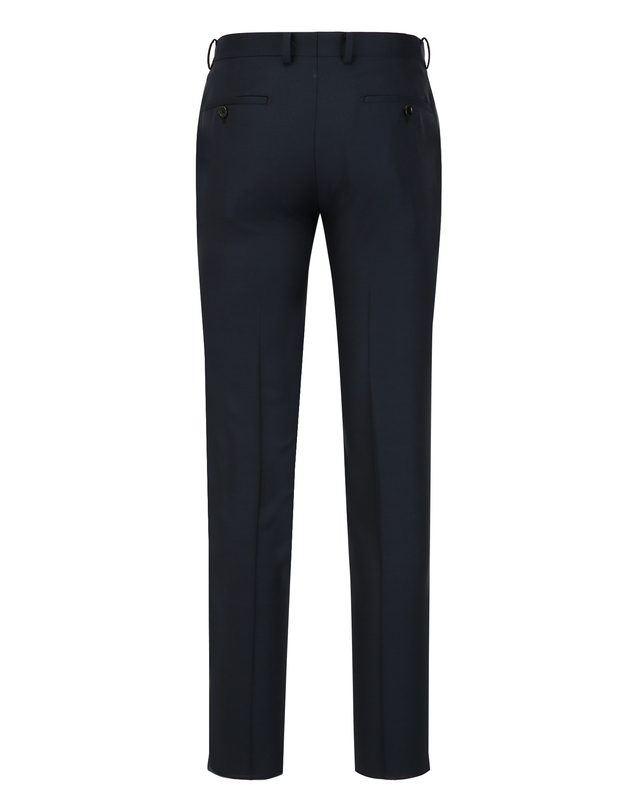 질스튜어트 뉴욕 남성 [E.ZEGNA 원단] [ORDINARY-FIT] 시그니처 투톤 수트 팬츠 - 터콰이즈블루 청록 착용컷