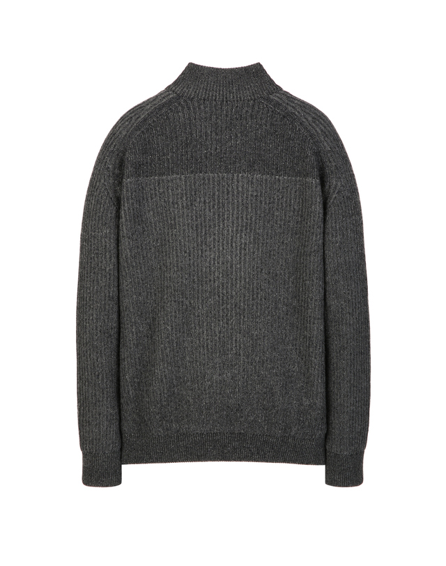 질스튜어트 뉴욕 남성 윈드실드 니트 집업 가디건 - 차콜그레이 차콜 그레이 상세