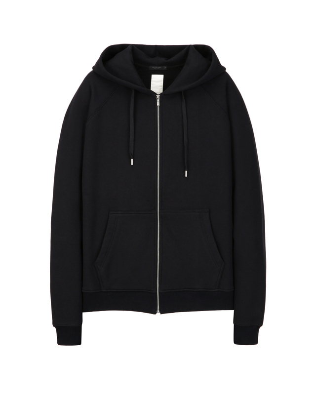 질스튜어트 뉴욕 남성 [NEWYORK SWEAT] UrbanShell 후드집업 - 블랙 착용컷