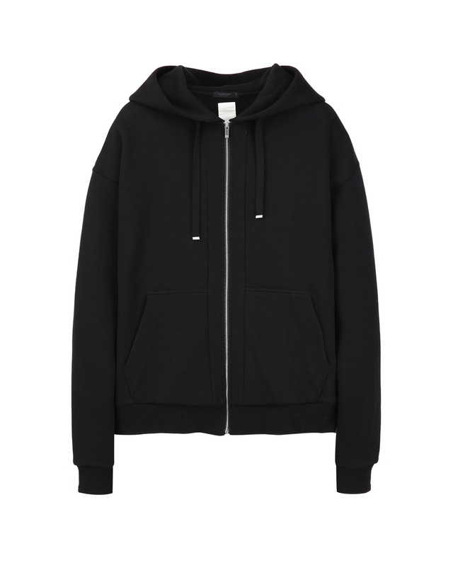 질스튜어트 뉴욕 남성 [NEW YORK SWEAT] UrbanShell 후드집업 - 블랙 착용컷