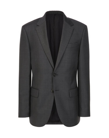 [E.ZEGNA 원단] 시그니처 솔리드 수트 자켓 - 그레이