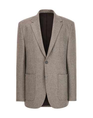 [THE TWILL]  [E.ZEGNA 원단] 울캐시 블렌드 자켓 - 베이지