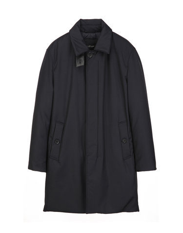 [THE TWILL]  [Loro piana 원단] Storm system 비즈 다운 코트 - 블랙
